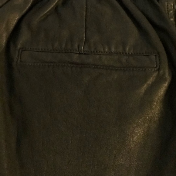 Joe’s Jeans size 12 black beautiful genuine leather pants ultra soft give - Picture 10 of 16